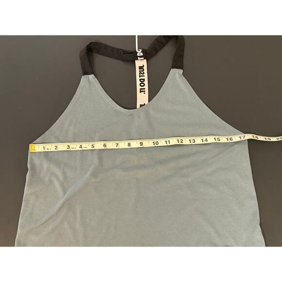 Nike Women's Dri-FIT Elastika Tank Top - Gray, Size M Sleeveless Loose Fit - Picture 7 of 8